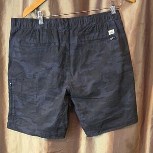 Vuori Charcoal Shorts with Subtle Camo